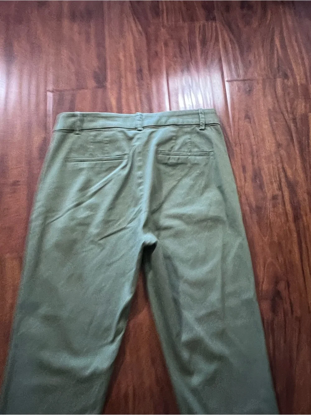 J Crew Skimmer Pants Olive Green size 2